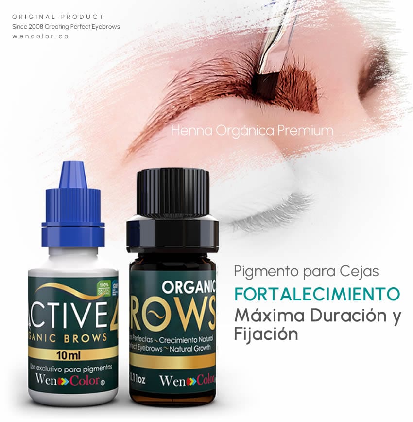 Henna Orgánica para Cejas de Wencolor